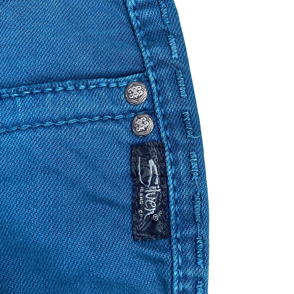 Silver Suki Skinny Jeans, Teal - Picture 5 of 15